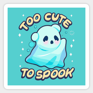 Too Cute To Spook Little Halloween Panda Ghost Magnet